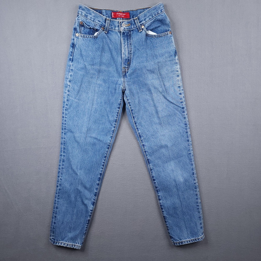 Levis 512 Jeans Womens 8 MIS S Classic Slim Tapered Leg High Rise Blue Denim